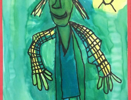 Farmer in Watercolor